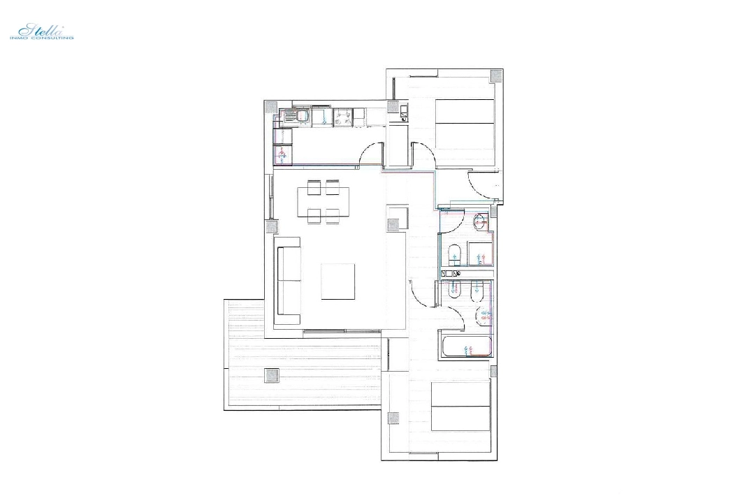 Apartment in El Vergel zu verkaufen, Wohnfläche 58 m², Baujahr 2006, Klimaanlage, 2 Schlafzimmer, 2 Badezimmer, Pool, ref.: FK-0422-17