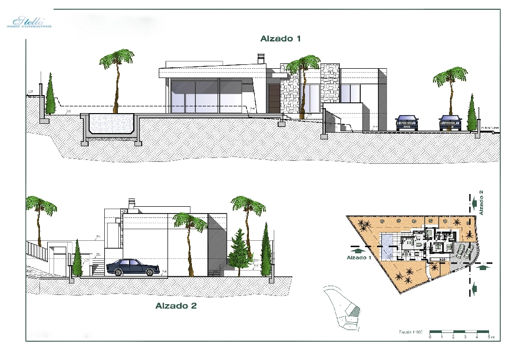 Villa in Benissa zu verkaufen, Wohnfläche 150 m², Baujahr 2022, Klimaanlage, Grundstück 800 m², 3 Schlafzimmer, 2 Badezimmer, Pool, ref.: BI-BE.H-863-7