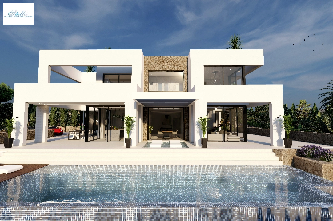 Villa in Benissa zu verkaufen, Wohnfläche 286 m², Baujahr 2022, Klimaanlage, Grundstück 1 m², 4 Schlafzimmer, 4 Badezimmer, Pool, ref.: PR-PPS3038-7