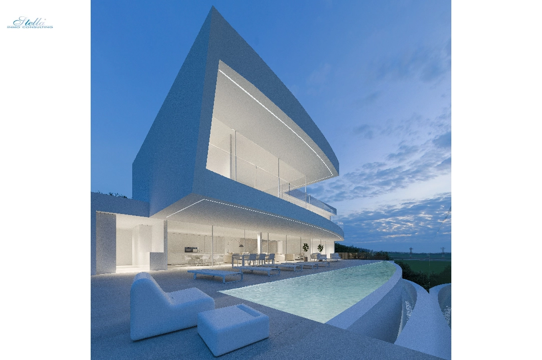 Villa in Moraira zu verkaufen, Wohnfläche 600 m², Baujahr 2022, + Fussbodenheizung, Klimaanlage, Grundstück 1237 m², 4 Schlafzimmer, 4 Badezimmer, Pool, ref.: NL-NLD1219-7