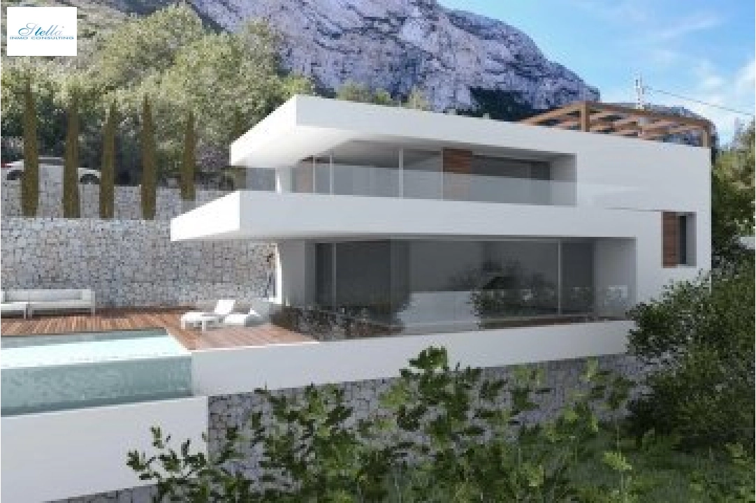Villa in Denia zu verkaufen, Wohnfläche 130 m², Baujahr 2021, + Zentralheizung, Klimaanlage, Grundstück 800 m², 3 Schlafzimmer, 2 Badezimmer, Pool, ref.: NL-NLD1273-2