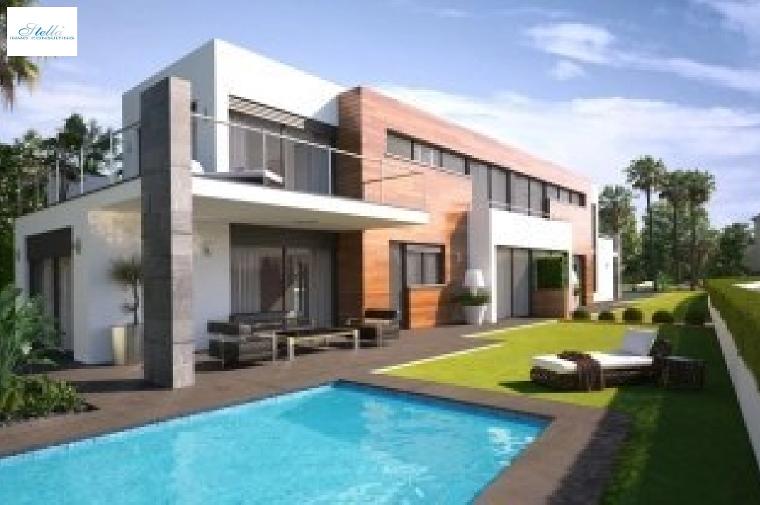 Villa in Denia zu verkaufen, Wohnfläche 130 m², Baujahr 2021, + Zentralheizung, Klimaanlage, Grundstück 800 m², 3 Schlafzimmer, 2 Badezimmer, Pool, ref.: NL-NLD1273-4