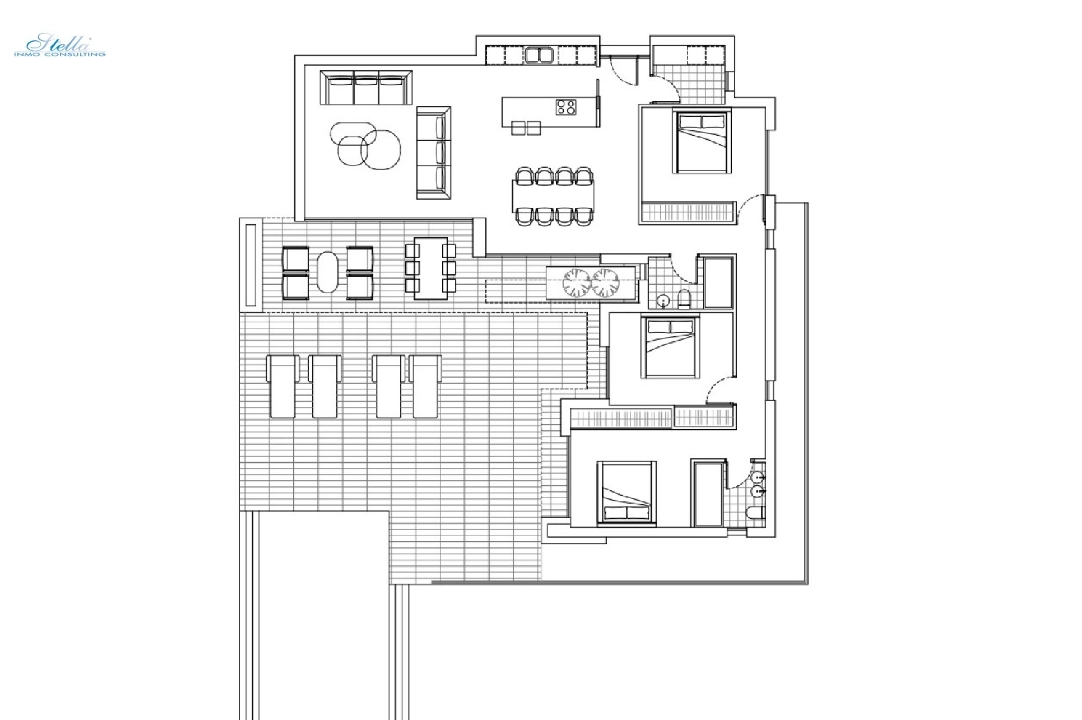 Villa in Moraira zu verkaufen, Klimaanlage, Grundstück 1000 m², 3 Schlafzimmer, 1 Badezimmer, Pool, ref.: NL-NLD1399-5