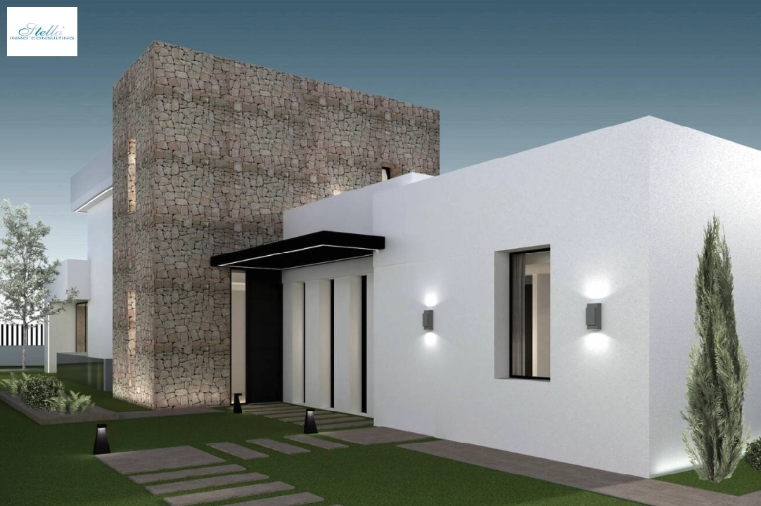 Villa in Moraira(Pla del Mar) zu verkaufen, Wohnfläche 280 m², Baujahr 2023, Klimaanlage, Grundstück 817 m², 3 Schlafzimmer, 3 Badezimmer, Pool, ref.: BI-MT.H-768-2