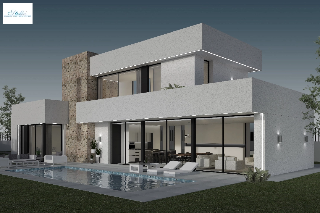 Villa in Moraira zu verkaufen, Wohnfläche 280 m², Klimaanlage, Grundstück 817 m², 3 Schlafzimmer, 3 Badezimmer, Pool, ref.: CA-H-1568-AMBI-1