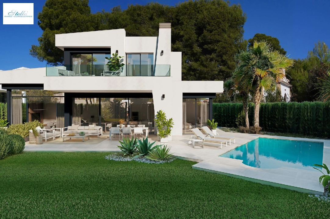 Villa in Benissa(La Fustera) zu verkaufen, Wohnfläche 476 m², Klimaanlage, Grundstück 725 m², 3 Schlafzimmer, 4 Badezimmer, ref.: BP-4221BEN-1