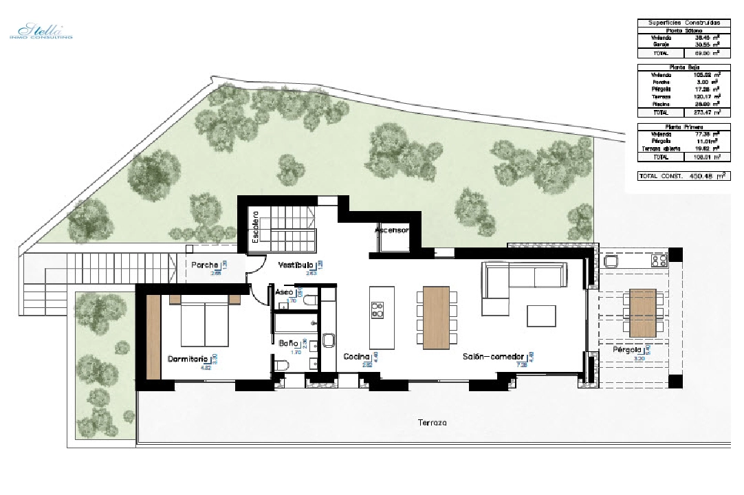 Villa in Benissa(Benissa) zu verkaufen, Wohnfläche 450 m², Klimaanlage, Grundstück 1300 m², 3 Schlafzimmer, 3 Badezimmer, ref.: BP-3579BEN-7