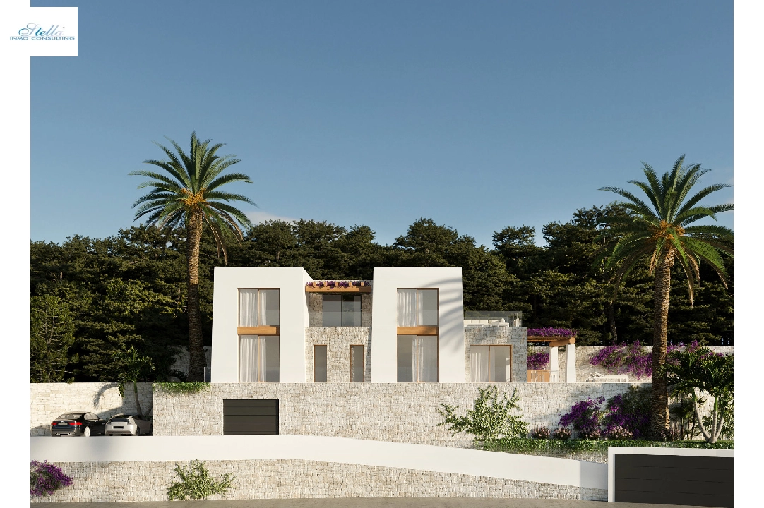 Villa in Benissa(Montemar) zu verkaufen, Wohnfläche 450 m², Baujahr 2023, Klimaanlage, Grundstück 800 m², 3 Schlafzimmer, 3 Badezimmer, Pool, ref.: BI-BE.H-880-3