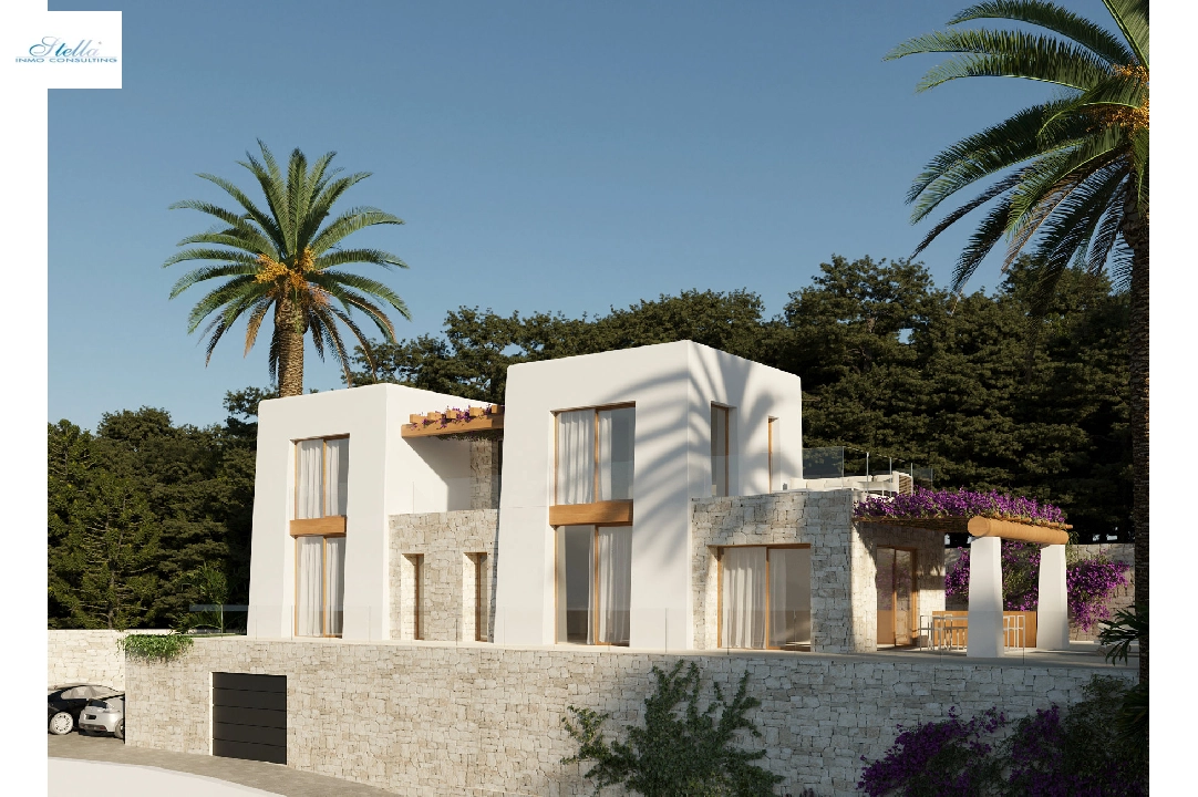 Villa in Benissa(Montemar) zu verkaufen, Wohnfläche 450 m², Baujahr 2023, Klimaanlage, Grundstück 800 m², 3 Schlafzimmer, 3 Badezimmer, Pool, ref.: BI-BE.H-880-4