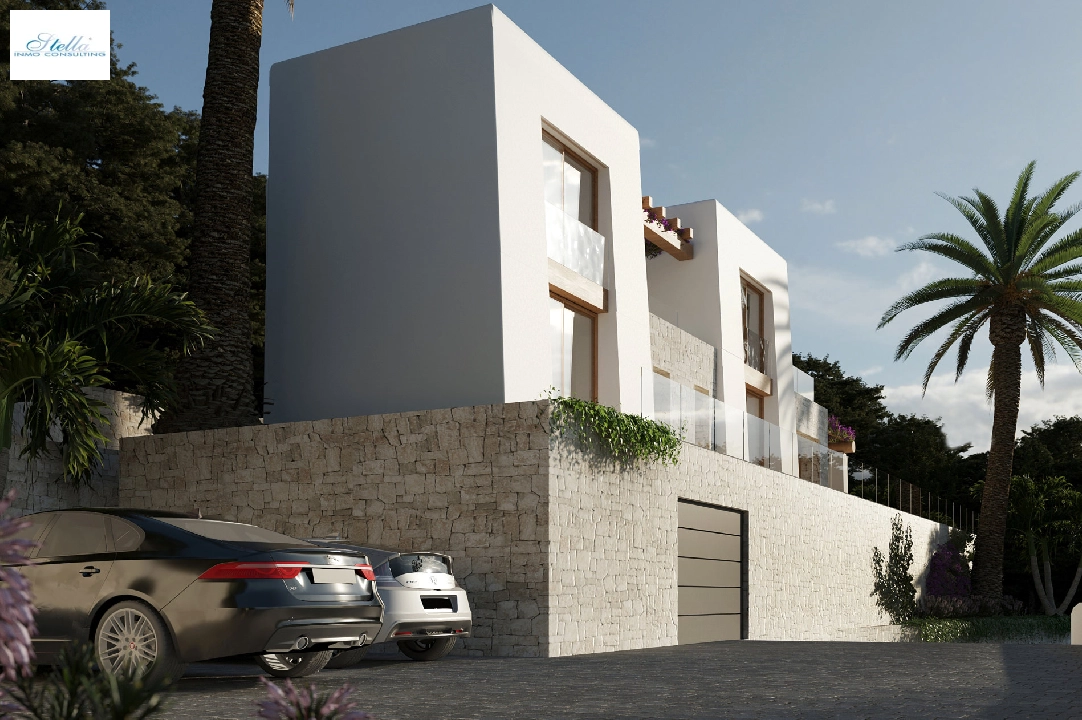 Villa in Benissa(Montemar) zu verkaufen, Wohnfläche 450 m², Baujahr 2023, Klimaanlage, Grundstück 800 m², 3 Schlafzimmer, 3 Badezimmer, Pool, ref.: BI-BE.H-880-5