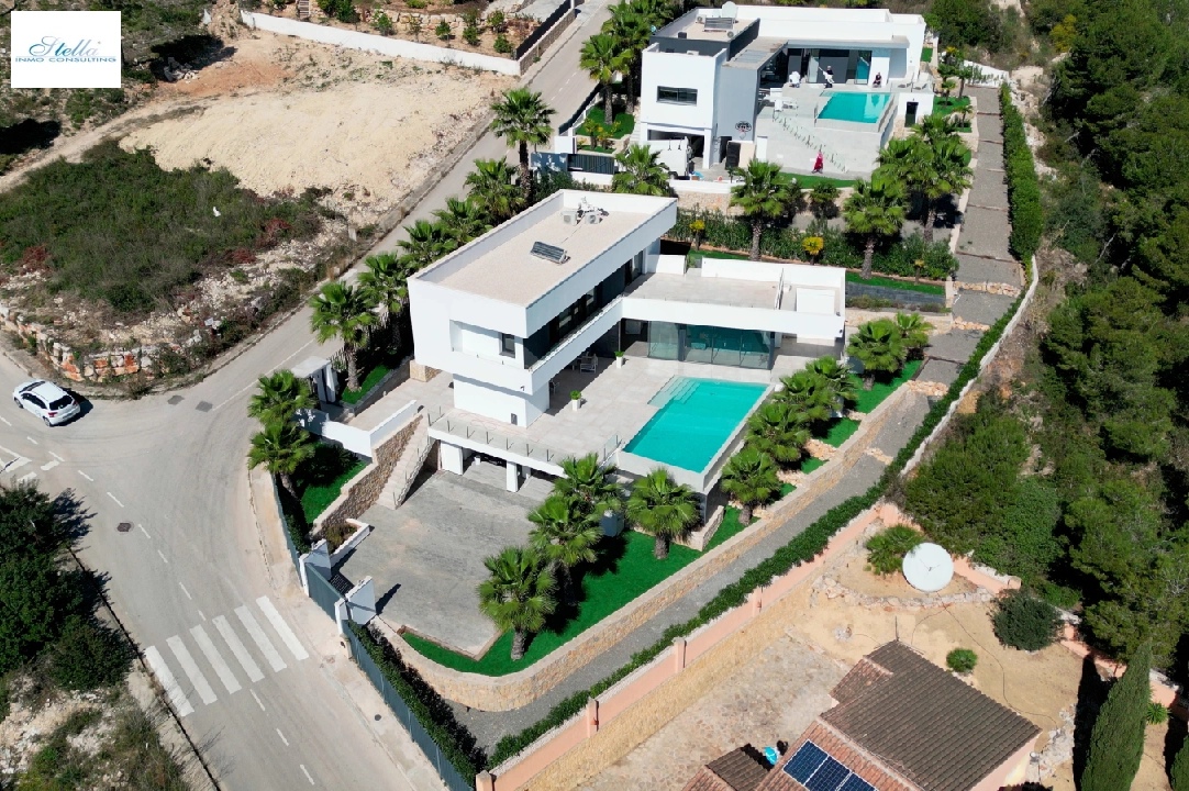 Villa in Javea zu verkaufen, Wohnfläche 270 m², Baujahr 2020, + KLIMA, Klimaanlage, Grundstück 1000 m², 3 Schlafzimmer, 2 Badezimmer, Pool, ref.: SB-1423-32
