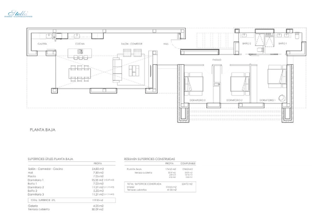 Villa in Calpe(Estacion) zu verkaufen, Wohnfläche 215 m², Klimaanlage, Grundstück 830 m², 3 Schlafzimmer, 2 Badezimmer, ref.: BP-3583CAL-5
