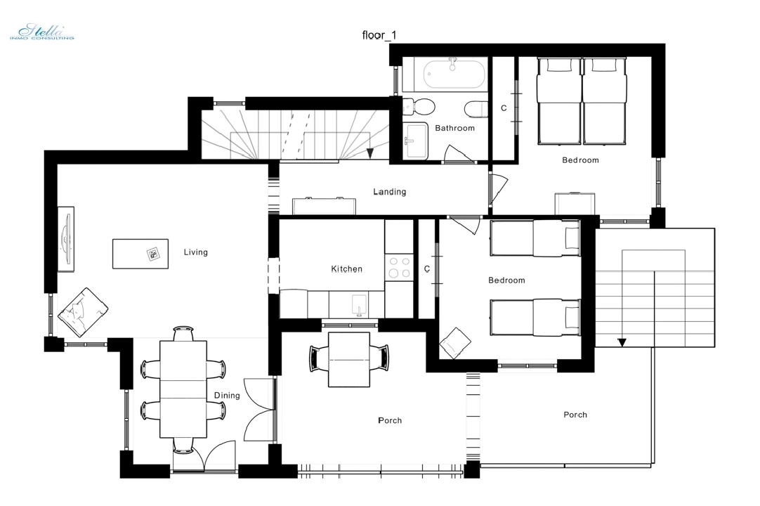Villa in Javea(adsubia toscamar) zu verkaufen, Wohnfläche 196 m², Klimaanlage, Grundstück 703 m², 5 Schlafzimmer, 4 Badezimmer, ref.: BP-4258JAV-23