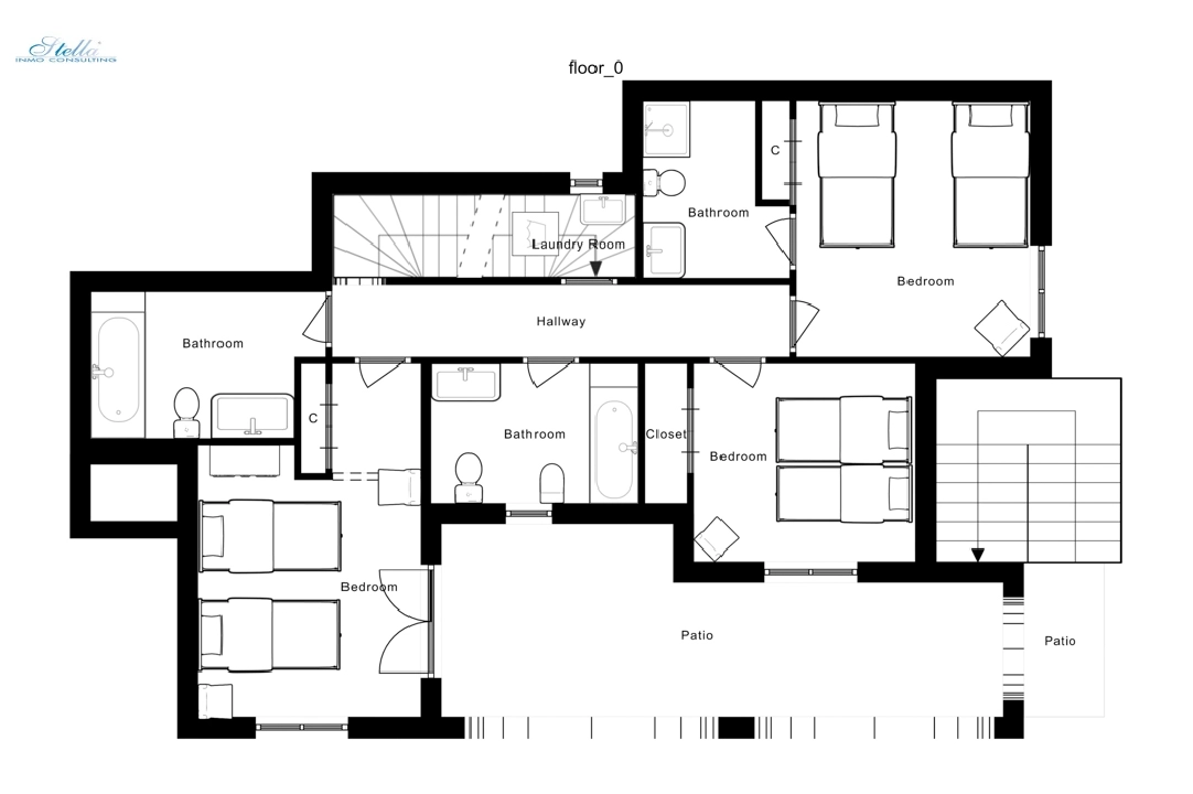 Villa in Javea(adsubia toscamar) zu verkaufen, Wohnfläche 196 m², Klimaanlage, Grundstück 703 m², 5 Schlafzimmer, 4 Badezimmer, ref.: BP-4258JAV-24