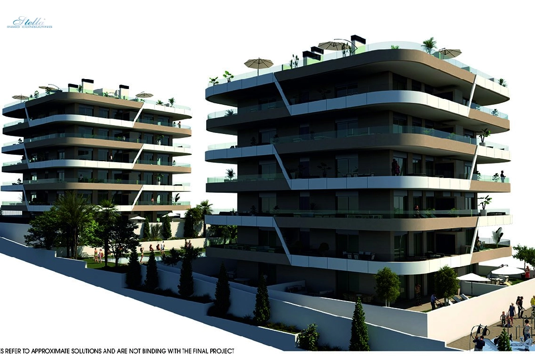 Etagen Apartment in Los Arenales del Sol zu verkaufen, Wohnfläche 173 m², Zustand Erstbezug, 2 Schlafzimmer, 2 Badezimmer, Pool, ref.: HA-ADN-141-A02-3