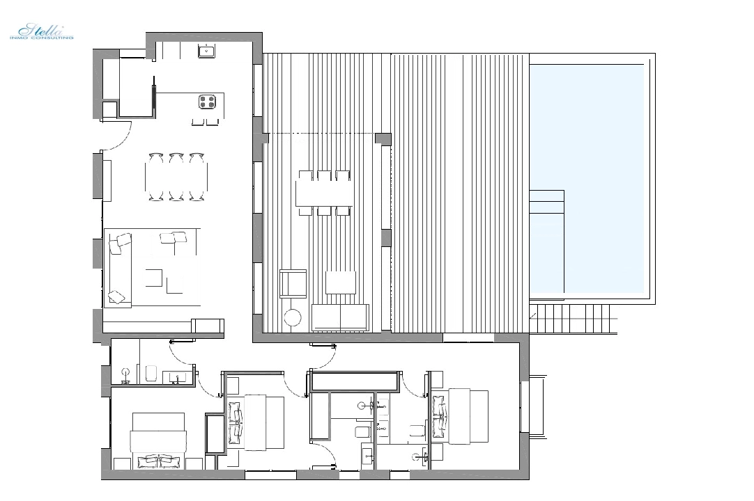 Villa in Javea(Adsubia) zu verkaufen, Wohnfläche 144 m², Grundstück 1000 m², 3 Schlafzimmer, 3 Badezimmer, ref.: BP-3598JAV-5