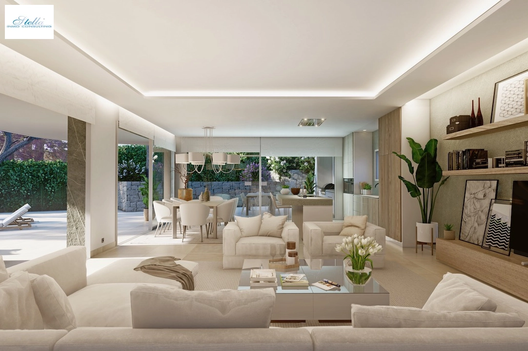 Villa in Moraira zu verkaufen, Wohnfläche 263 m², Grundstück 1000 m², 4 Schlafzimmer, 4 Badezimmer, Pool, ref.: CA-H-1649-AMB-3