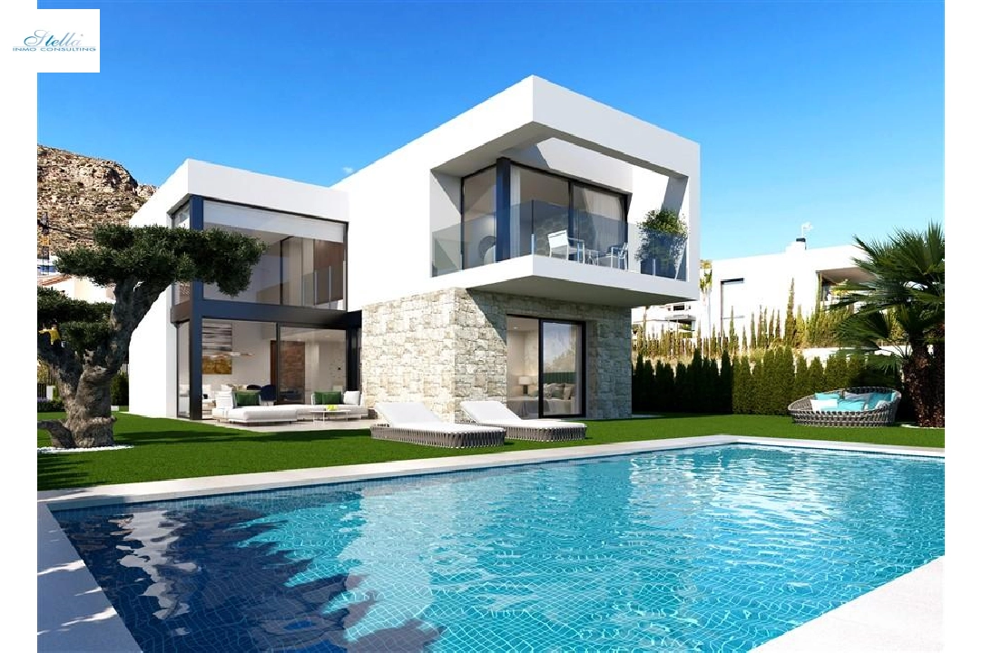 Villa in Finestrat zu verkaufen, Wohnfläche 150 m², Grundstück 450 m², 3 Schlafzimmer, 3 Badezimmer, Pool, ref.: COB-3382-1