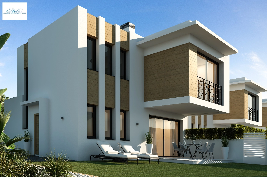 Villa in Denia zu verkaufen, Wohnfläche 155 m², Baujahr 2024, Klimaanlage, Grundstück 220 m², 3 Schlafzimmer, 3 Badezimmer, Pool, ref.: NL-NLDNB1425-1