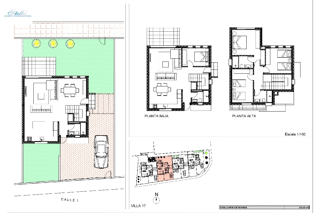Villa in Denia zu verkaufen, Wohnfläche 155 m², Baujahr 2024, Klimaanlage, Grundstück 220 m², 3 Schlafzimmer, 3 Badezimmer, Pool, ref.: NL-NLDNB1425-16