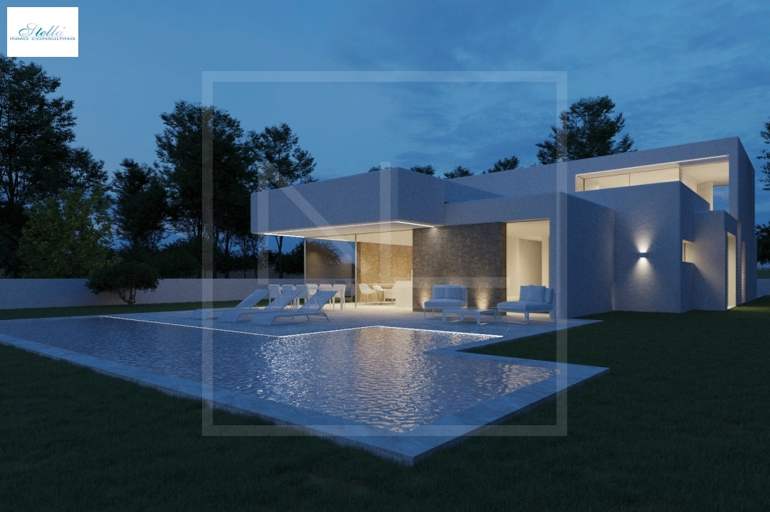 Villa in Moraira zu verkaufen, Wohnfläche 268 m², Baujahr 2023, + Zentralheizung, Klimaanlage, Grundstück 891 m², 4 Schlafzimmer, 4 Badezimmer, Pool, ref.: NL-NLD1448-17