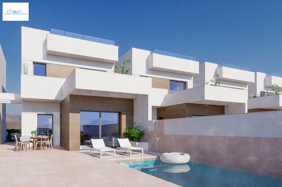 Villa in Los Montesinos zu verkaufen, Wohnfläche 171 m², Zustand Erstbezug, Grundstück 219 m², 3 Schlafzimmer, 3 Badezimmer, Pool, ref.: HA-MSN-112-E01-1