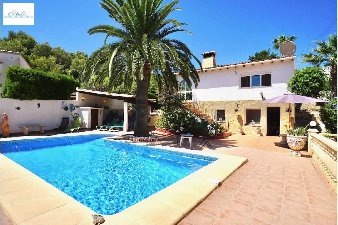Villa in Moraira(Arnella) zu verkaufen, Wohnfläche 176 m², Grundstück 829 m², 3 Schlafzimmer, 3 Badezimmer, Pool, ref.: CA-H-1668-AMBE-1