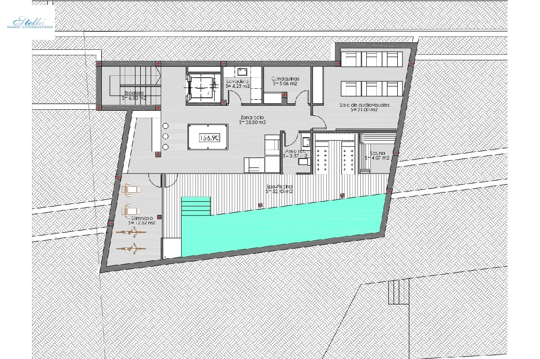 Villa in Benissa(Raco de galeno) zu verkaufen, Wohnfläche 560 m², Klimaanlage, Grundstück 1500 m², 4 Schlafzimmer, 4 Badezimmer, ref.: BP-3615BEN-12
