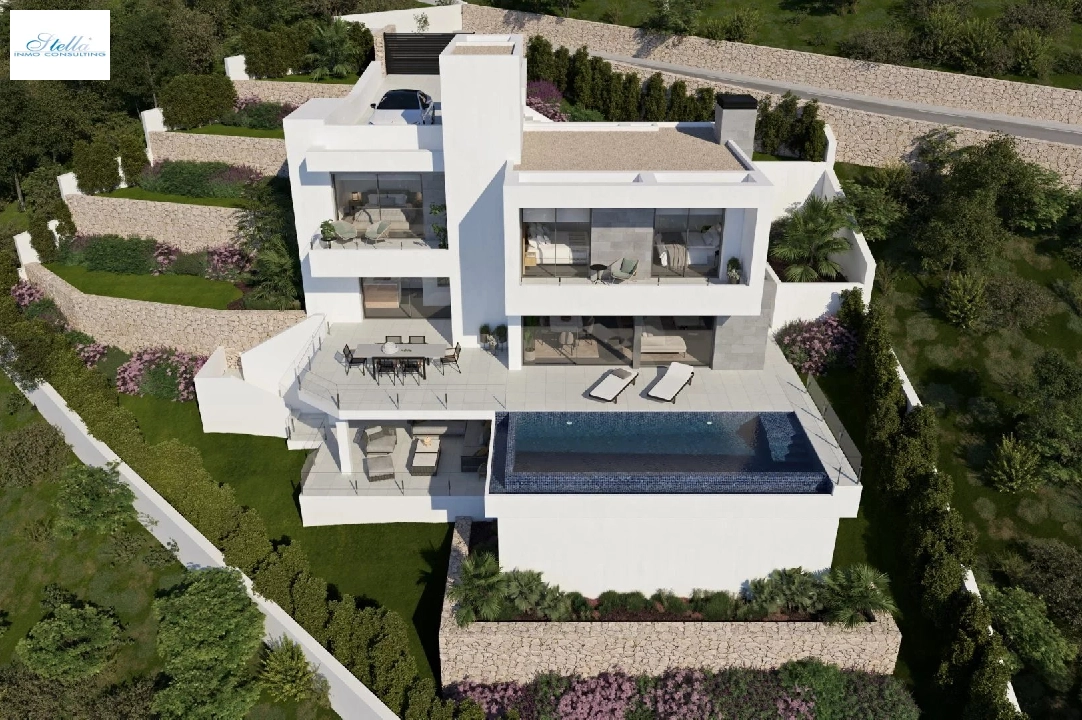 Villa in Cumbre del Sol zu verkaufen, Wohnfläche 320 m², Grundstück 805 m², 3 Schlafzimmer, 3 Badezimmer, Pool, ref.: BS-82447847-1