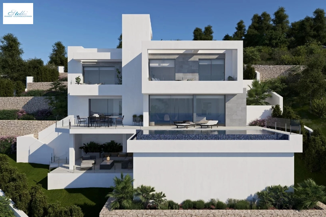 Villa in Cumbre del Sol zu verkaufen, Wohnfläche 320 m², Grundstück 805 m², 3 Schlafzimmer, 3 Badezimmer, Pool, ref.: BS-82447847-5