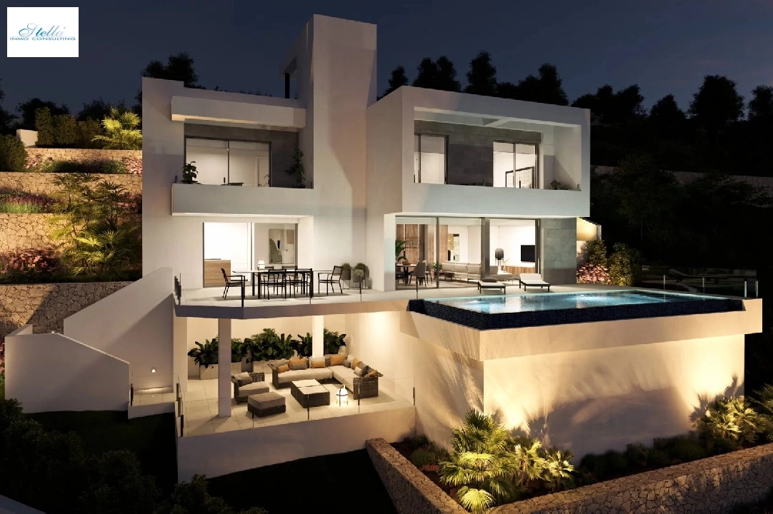 Villa in Cumbre del Sol zu verkaufen, Wohnfläche 320 m², Grundstück 805 m², 3 Schlafzimmer, 3 Badezimmer, Pool, ref.: BS-82447847-7