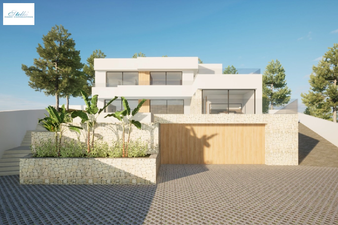 Villa in Moraira(Pla del Mar) zu verkaufen, Wohnfläche 340 m², Baujahr 2023, Klimaanlage, Grundstück 1070 m², 4 Schlafzimmer, 4 Badezimmer, Pool, ref.: BI-MT.H-787-14
