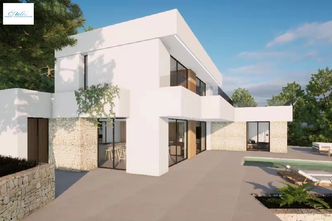 Villa in Moraira(Pla del Mar) zu verkaufen, Wohnfläche 340 m², Baujahr 2023, Klimaanlage, Grundstück 1070 m², 4 Schlafzimmer, 4 Badezimmer, Pool, ref.: BI-MT.H-787-3