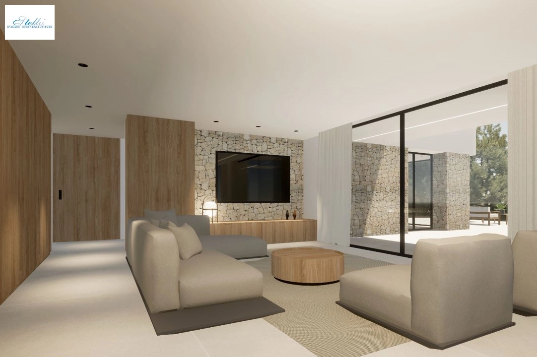 Villa in Moraira(Pla del Mar) zu verkaufen, Wohnfläche 340 m², Baujahr 2023, Klimaanlage, Grundstück 1070 m², 4 Schlafzimmer, 4 Badezimmer, Pool, ref.: BI-MT.H-787-7