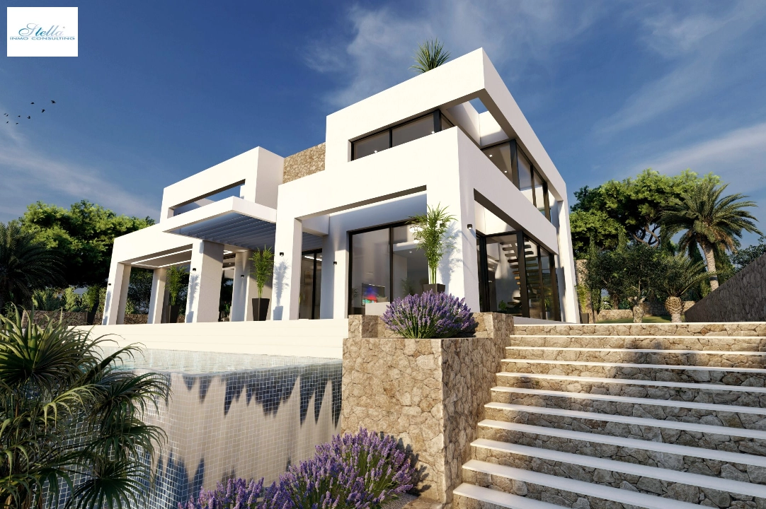Villa in Benissa(Benissa Costa) zu verkaufen, Wohnfläche 574 m², Klimaanlage, Grundstück 1372 m², 4 Schlafzimmer, 4 Badezimmer, ref.: BP-7015BEN-5