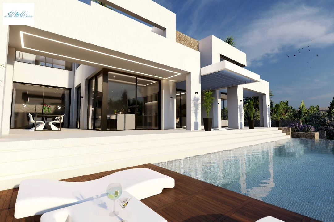 Villa in Benissa(Benissa Costa) zu verkaufen, Wohnfläche 574 m², Klimaanlage, Grundstück 1372 m², 4 Schlafzimmer, 4 Badezimmer, ref.: BP-7015BEN-6