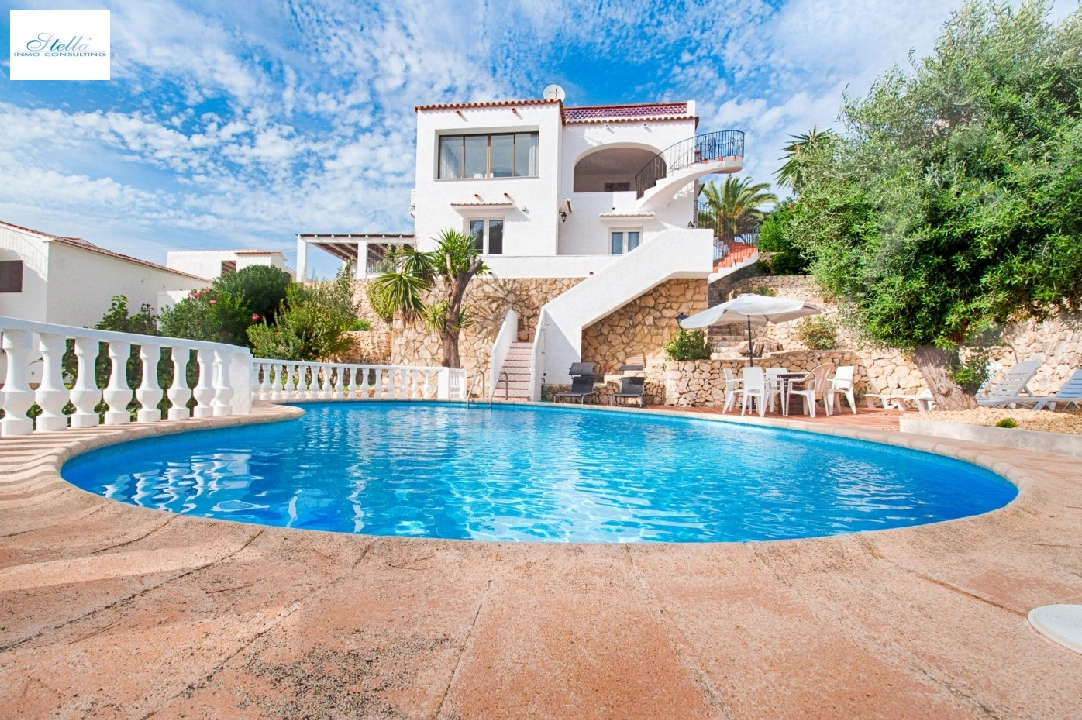 Villa in Benissa(Baladrar) zu verkaufen, Wohnfläche 187 m², Klimaanlage, Grundstück 1000 m², 4 Schlafzimmer, 2 Badezimmer, Pool, ref.: AM-11828DA-3700-1