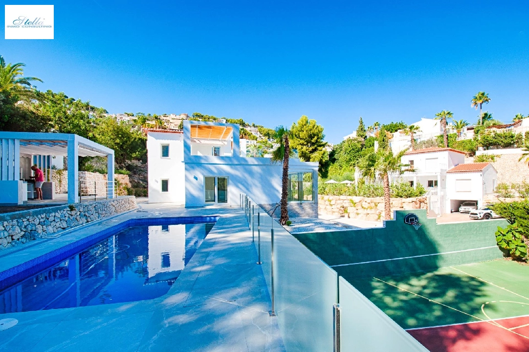 Villa in Moraira(Pinar del abogat) zu verkaufen, Wohnfläche 400 m², Klimaanlage, Grundstück 1200 m², 3 Schlafzimmer, 3 Badezimmer, Pool, ref.: AM-12058DA-3700-12