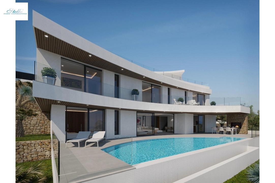 Villa in Calpe(Empedrola) zu verkaufen, Wohnfläche 300 m², Klimaanlage, Grundstück 1000 m², 4 Schlafzimmer, 4 Badezimmer, Pool, ref.: AM-12070DA-3700-1