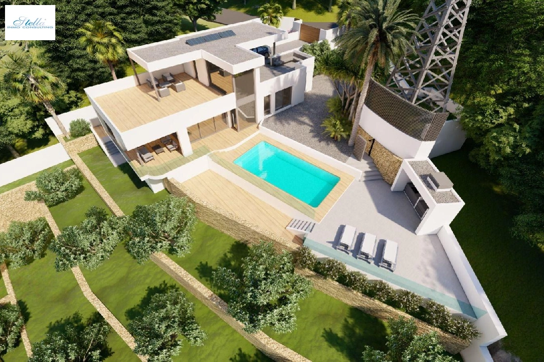 Villa in Altea(La Sierra) zu verkaufen, Wohnfläche 325 m², Klimaanlage, Grundstück 1350 m², 4 Schlafzimmer, 3 Badezimmer, Pool, ref.: AM-1210DA-3700-2