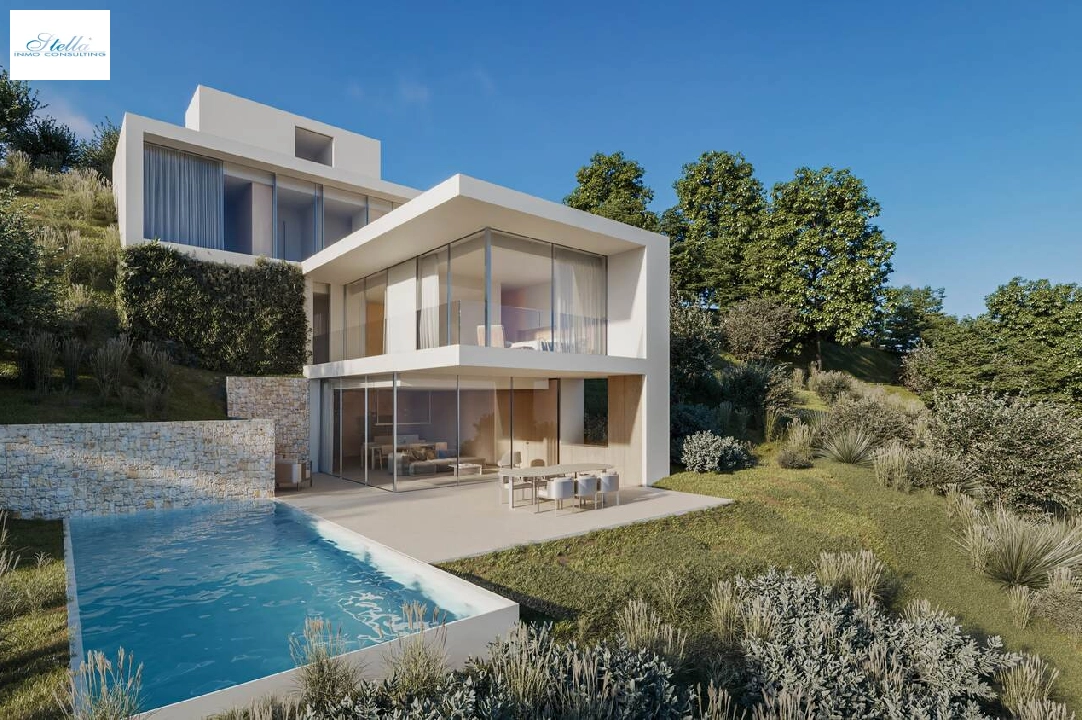 Villa in Benissa(La Fustera) zu verkaufen, Wohnfläche 330 m², Klimaanlage, Grundstück 1448 m², 4 Schlafzimmer, 5 Badezimmer, ref.: BP-4310BEN-2