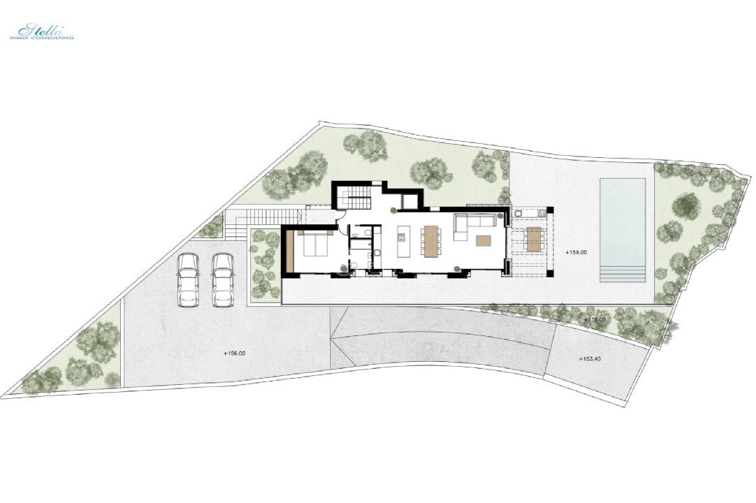 Villa in Benissa(Fanadix) zu verkaufen, Wohnfläche 450 m², Klimaanlage, Grundstück 800 m², 3 Schlafzimmer, 3 Badezimmer, Pool, ref.: CA-H-1562-AMBI-9