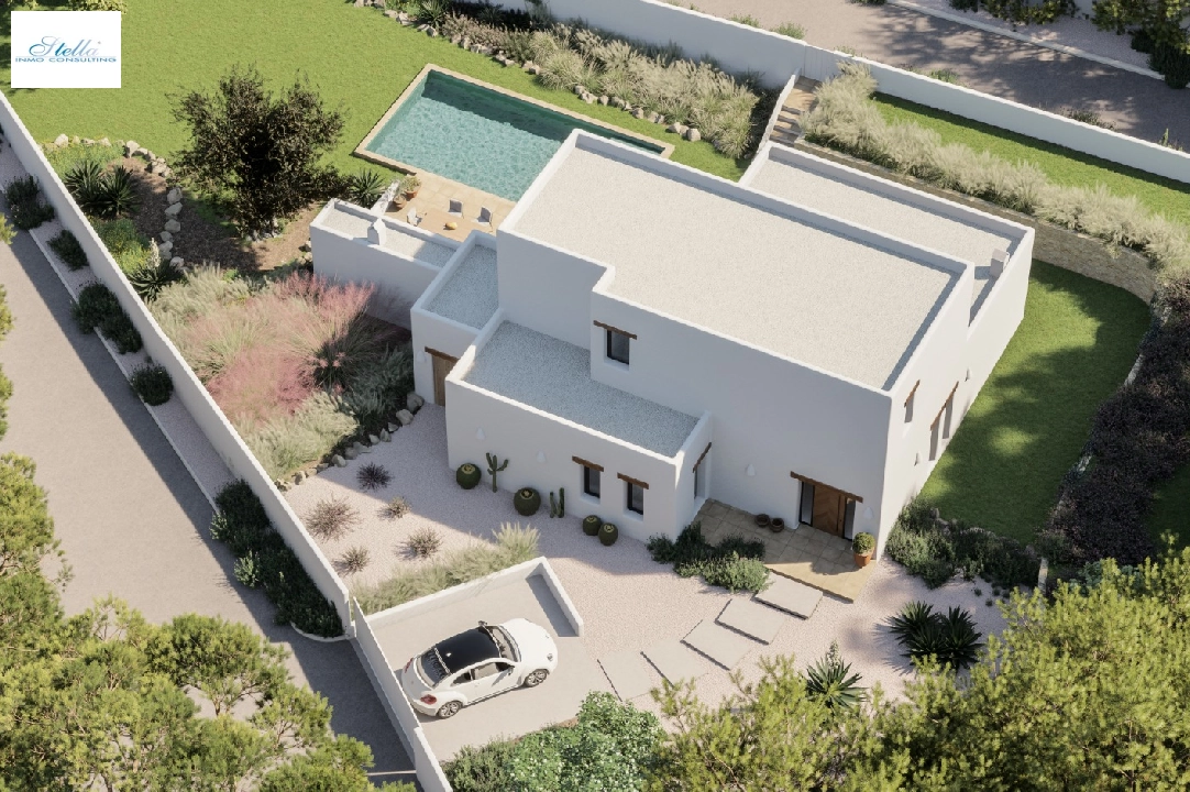 Villa in Moraira(Cap Blanc) zu verkaufen, Wohnfläche 145 m², Klimaanlage, Grundstück 1056 m², 3 Schlafzimmer, 4 Badezimmer, Pool, ref.: CA-H-1699-AMB-2