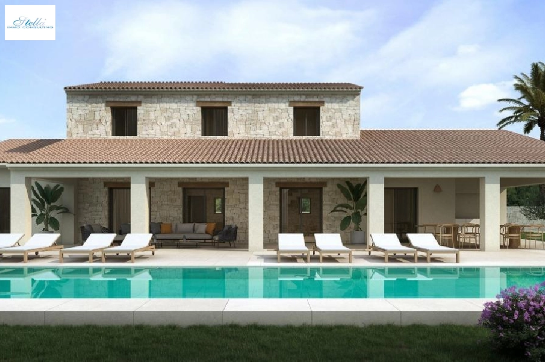 Villa in Moraira zu verkaufen, Wohnfläche 460 m², Grundstück 13536 m², 4 Schlafzimmer, 4 Badezimmer, Pool, ref.: COB-3414-1