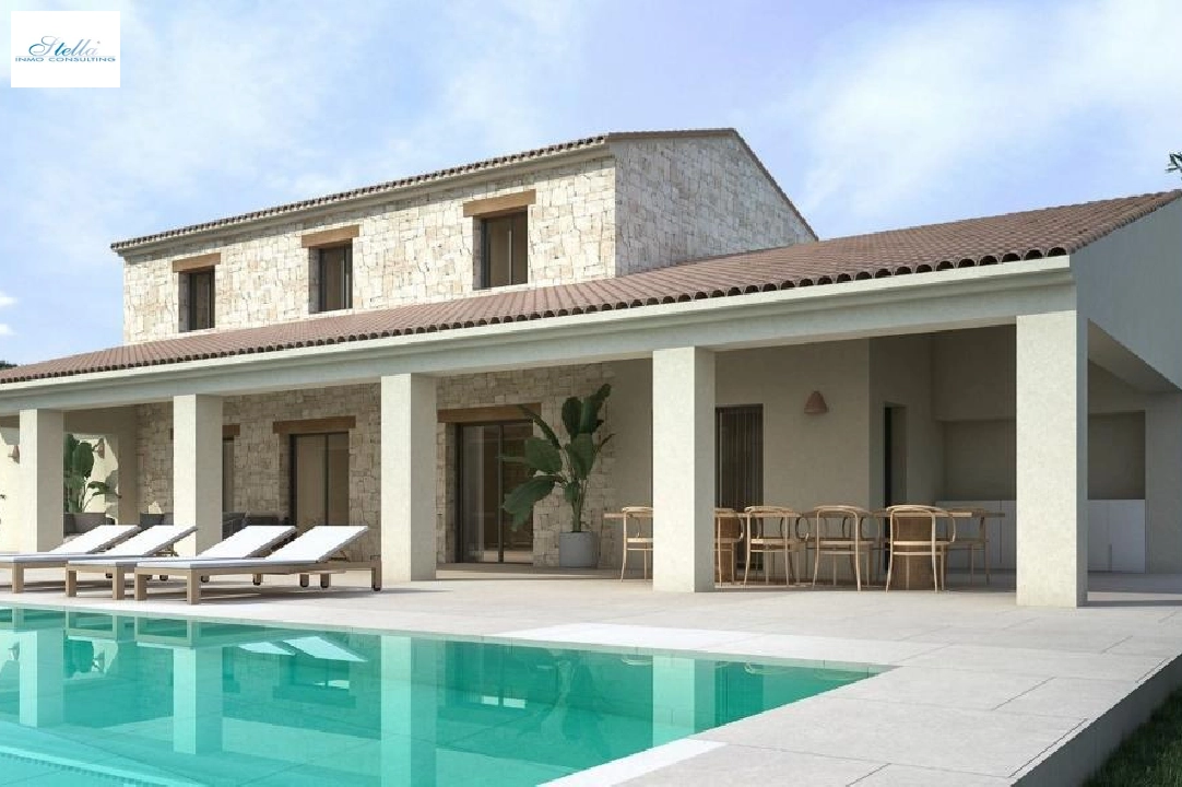 Villa in Moraira zu verkaufen, Wohnfläche 460 m², Grundstück 13536 m², 4 Schlafzimmer, 4 Badezimmer, Pool, ref.: COB-3414-2