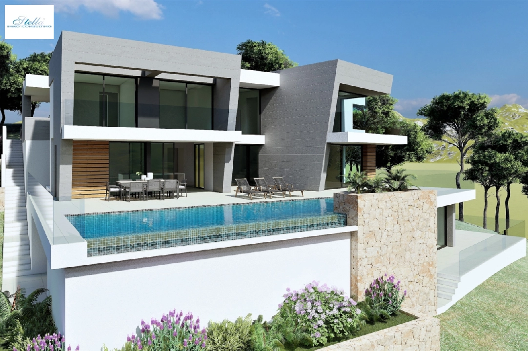 Villa in Cumbre del Sol(Lirios Design) zu verkaufen, Wohnfläche 222 m², Grundstück 1149 m², 3 Schlafzimmer, 4 Badezimmer, ref.: VA-AL025-6