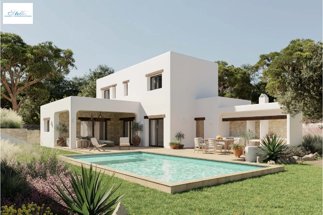 Villa in Moraira(Cap Blanc) zu verkaufen, Wohnfläche 216 m², Klimaanlage, Grundstück 1056 m², 3 Schlafzimmer, 4 Badezimmer, ref.: BP-8129MOR-1