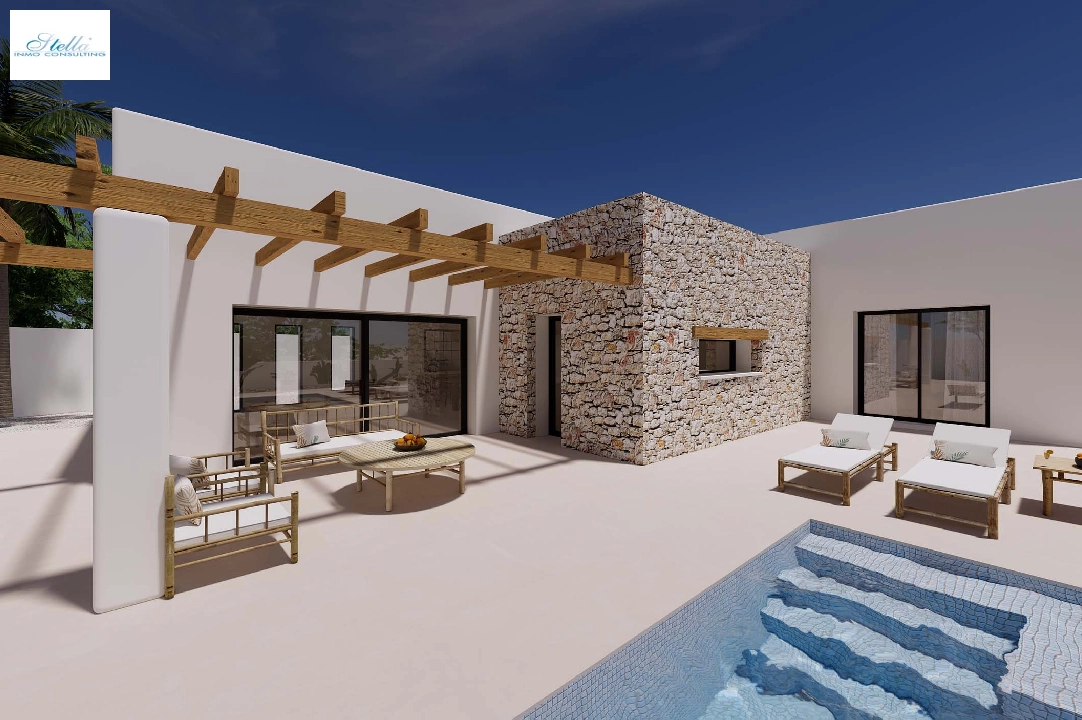 Villa in Moraira(Pinar del Advocat) zu verkaufen, Wohnfläche 196 m², Klimaanlage, Grundstück 800 m², 4 Schlafzimmer, 3 Badezimmer, Pool, ref.: CA-H-1705-AMB-2