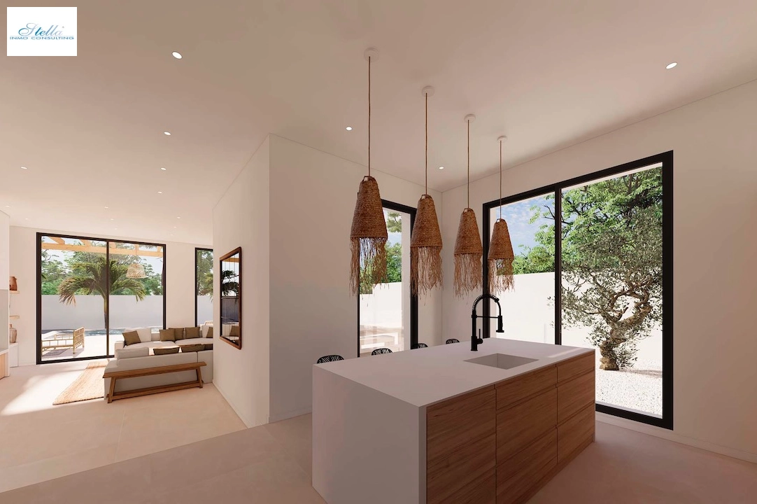 Villa in Moraira(Pinar del Advocat) zu verkaufen, Wohnfläche 268 m², Klimaanlage, Grundstück 800 m², 4 Schlafzimmer, 3 Badezimmer, Pool, ref.: CA-H-1709-AMB-5