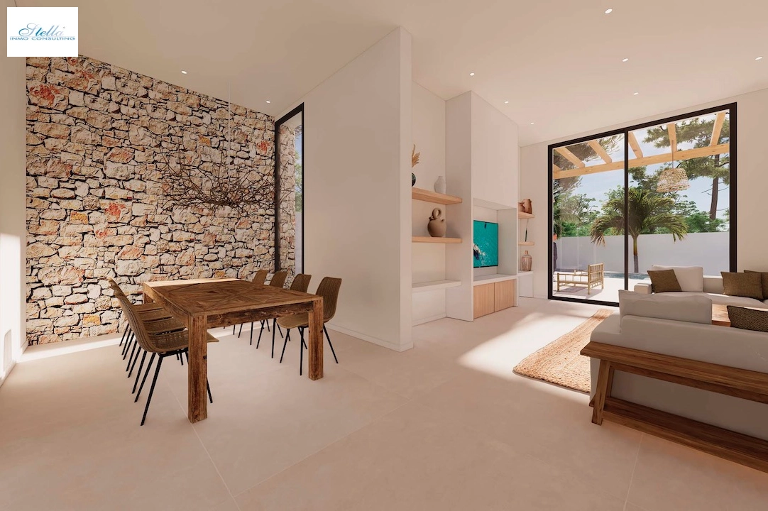 Villa in Moraira(Pinar del Advocat) zu verkaufen, Wohnfläche 268 m², Klimaanlage, Grundstück 800 m², 4 Schlafzimmer, 3 Badezimmer, Pool, ref.: CA-H-1709-AMB-6